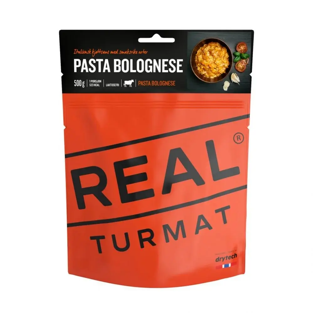 Pâtes bolognaise au bœuf REAL Turmat 500 g