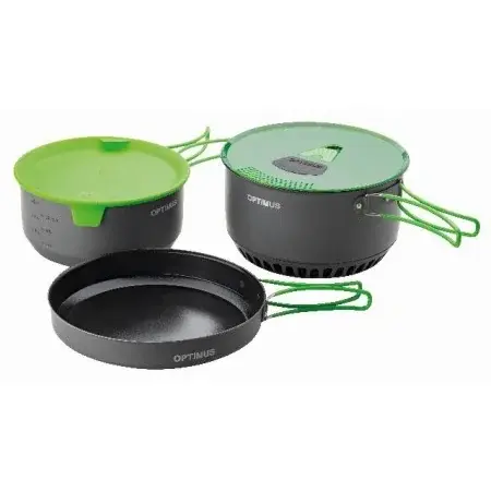 OPTIMUS Kit de cuisson de camping Optimus Terra Camp 4 Pot Set