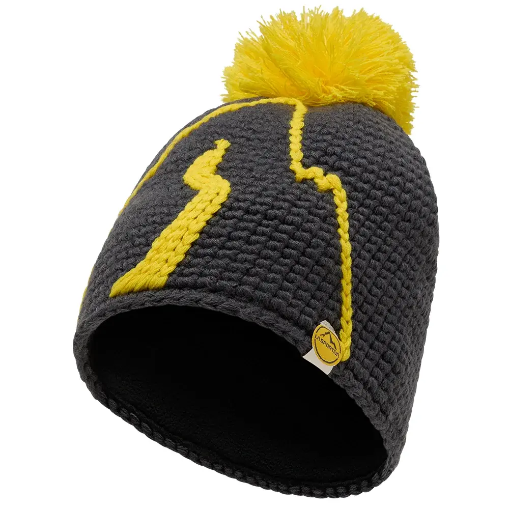 Bonnet La Sportiva Dorado Beanie carbon/yellow