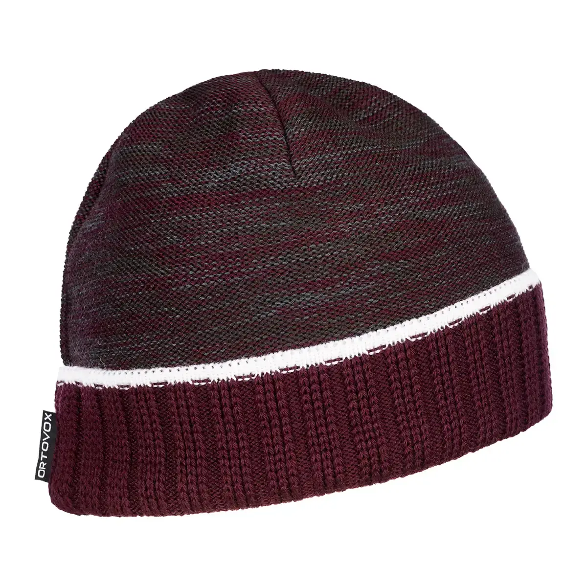 Ortovox Bonnet Ortovox Half Rib Beanie Dark wine