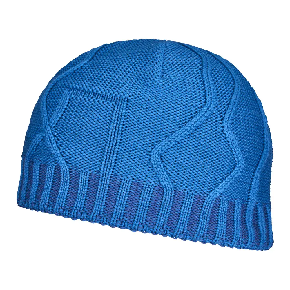 Ortovox Bonnet Ortovox Merino Tangram Knit Beanie Mountain Blue