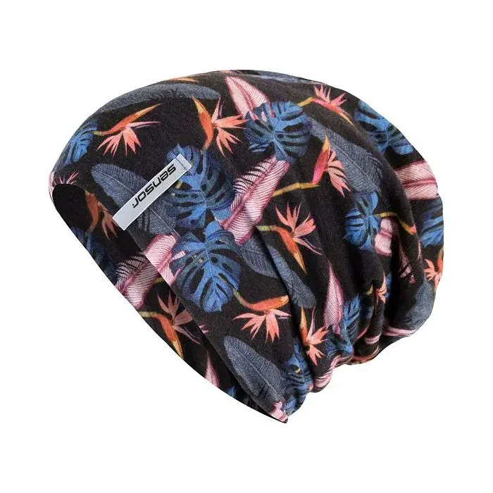 Sensor Bonnet Sensor Merino Impress noir/floral