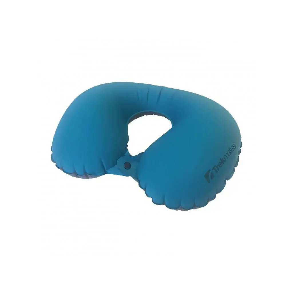 Oreiller de voyage Trekmates Air lite Neck bleu / gris