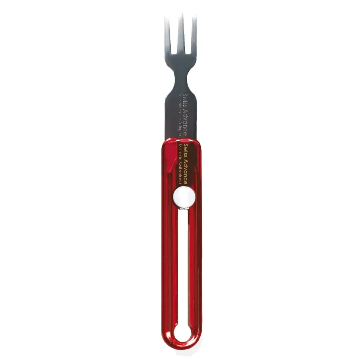 Swiss Advance Fourchette télescopique de voyage Swiss Advance 12g rouge