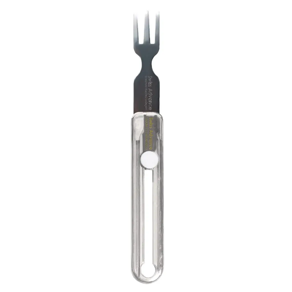 Swiss Advance Fourchette télescopique de voyage Swiss Advance 12g transparent