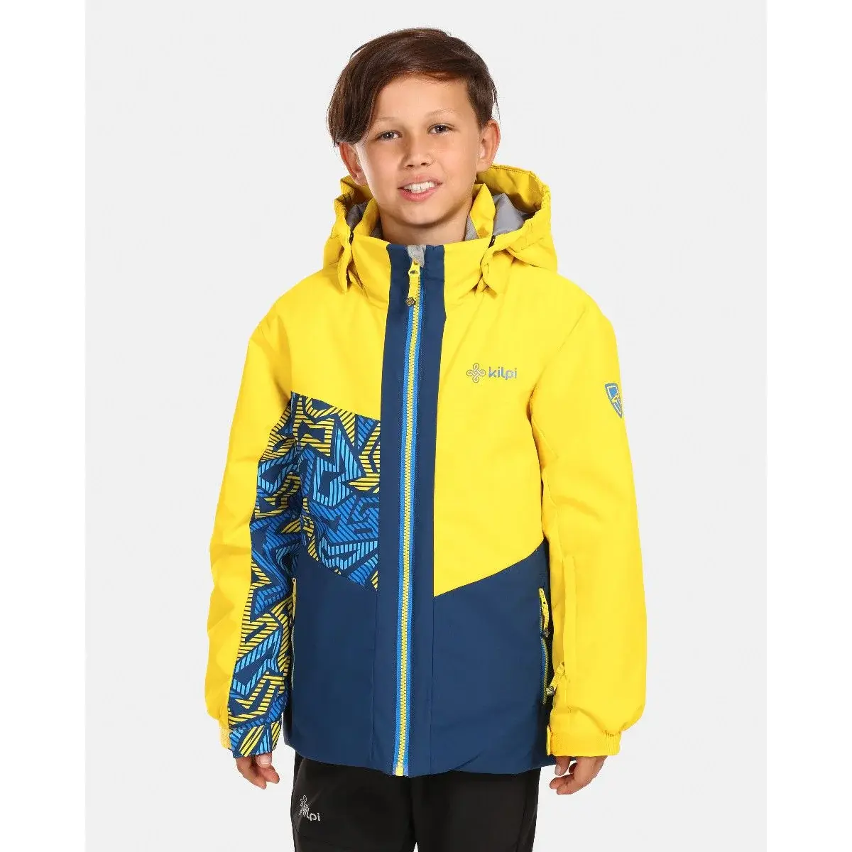 Kilpi Veste de ski garçon Kilpi Ateni-JB jaune