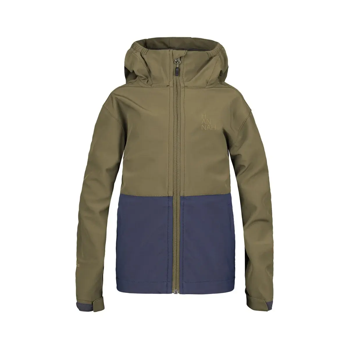 Veste softshell garçon Hannah Wat JR military olive/india ink
