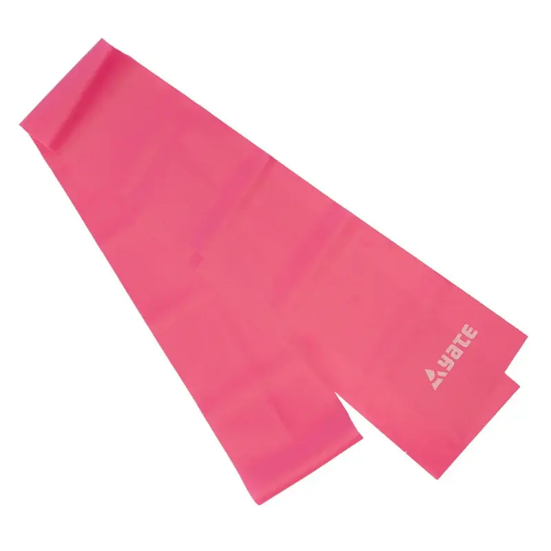 Bande de résistance Yate Fit Band 120 x 12 cm semi-rigide, rouge