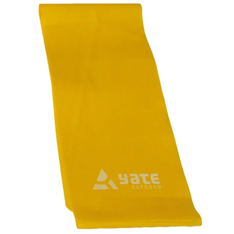Yate Bande de résistance Yate Fit Band 25 m x 15 cm souple, jaune