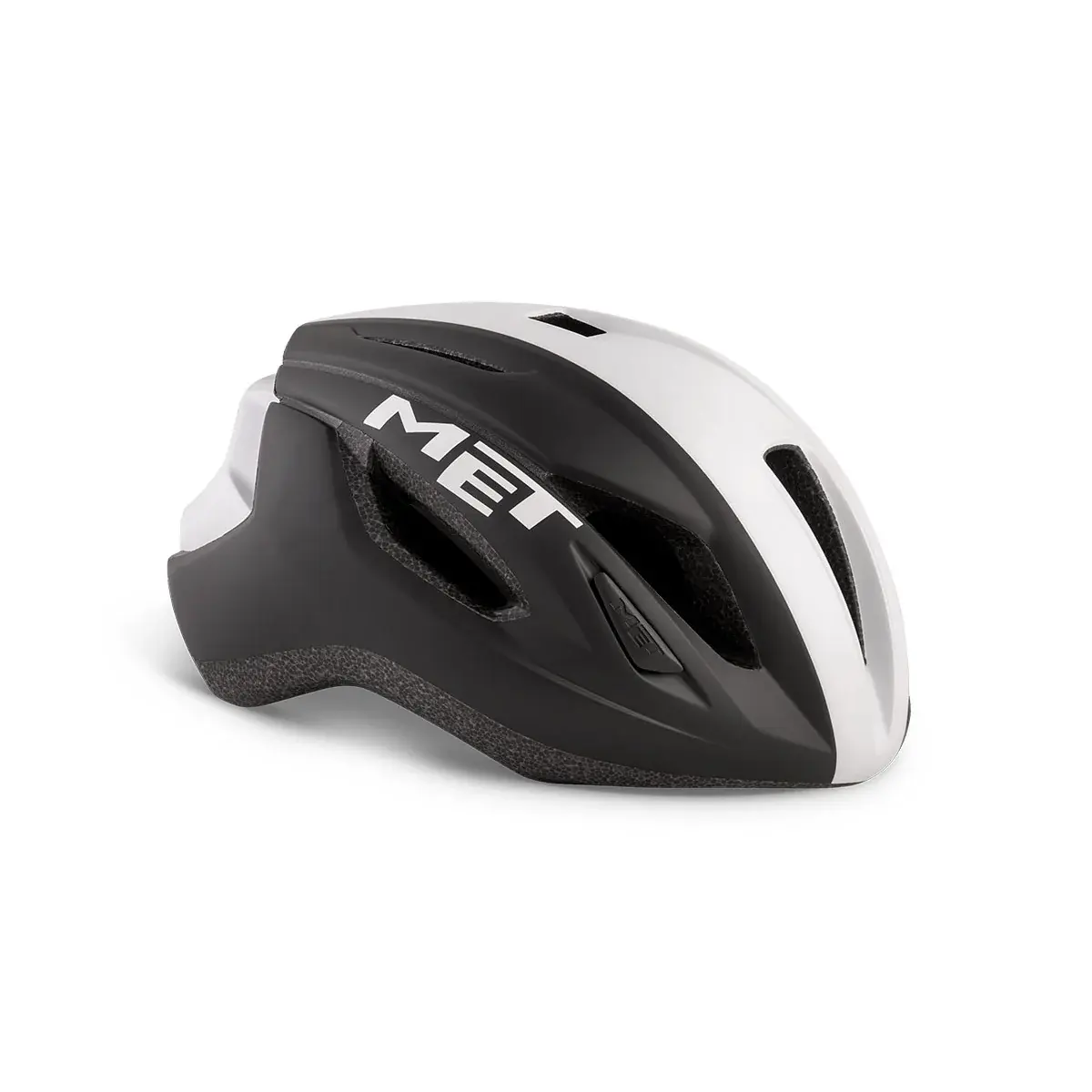 MET Casque vélo MET Strale noir/blanc mat