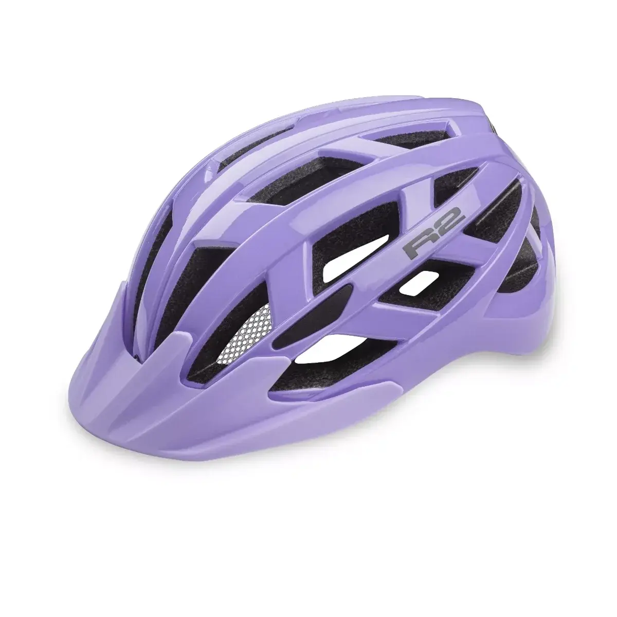 Casque vélo R2 LUMEN JUNIOR lavande clair S:52-56cm