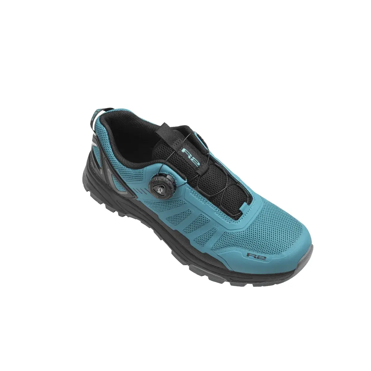 R2 Chaussures de vélo R2 STRATOS bleu-vert, noir ATSH09D