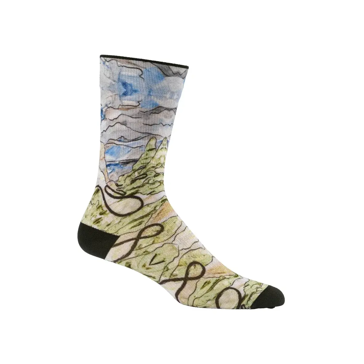 Craft Chaussettes de vélo Craft ADV Endur Graphic bleu