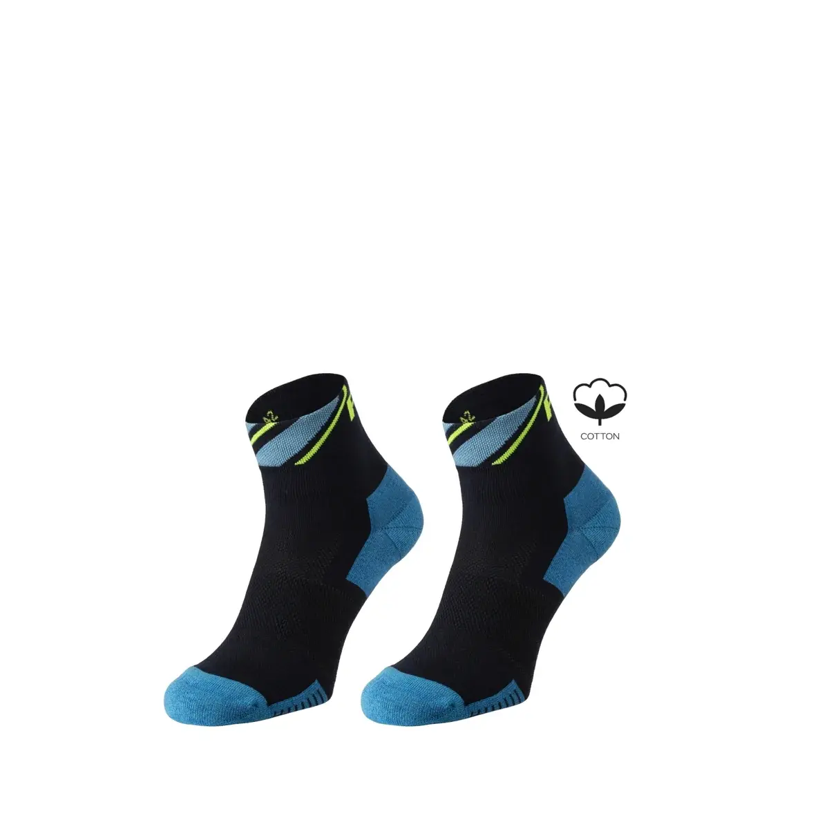 R2 Chaussettes de vélo R2 MOVE 2PACK bleu, neon jaune