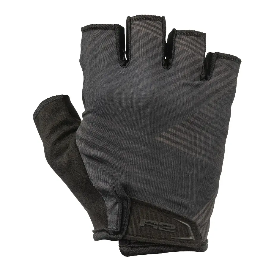 R2 Gants de vélo R2 Easer noir, vert foncé
