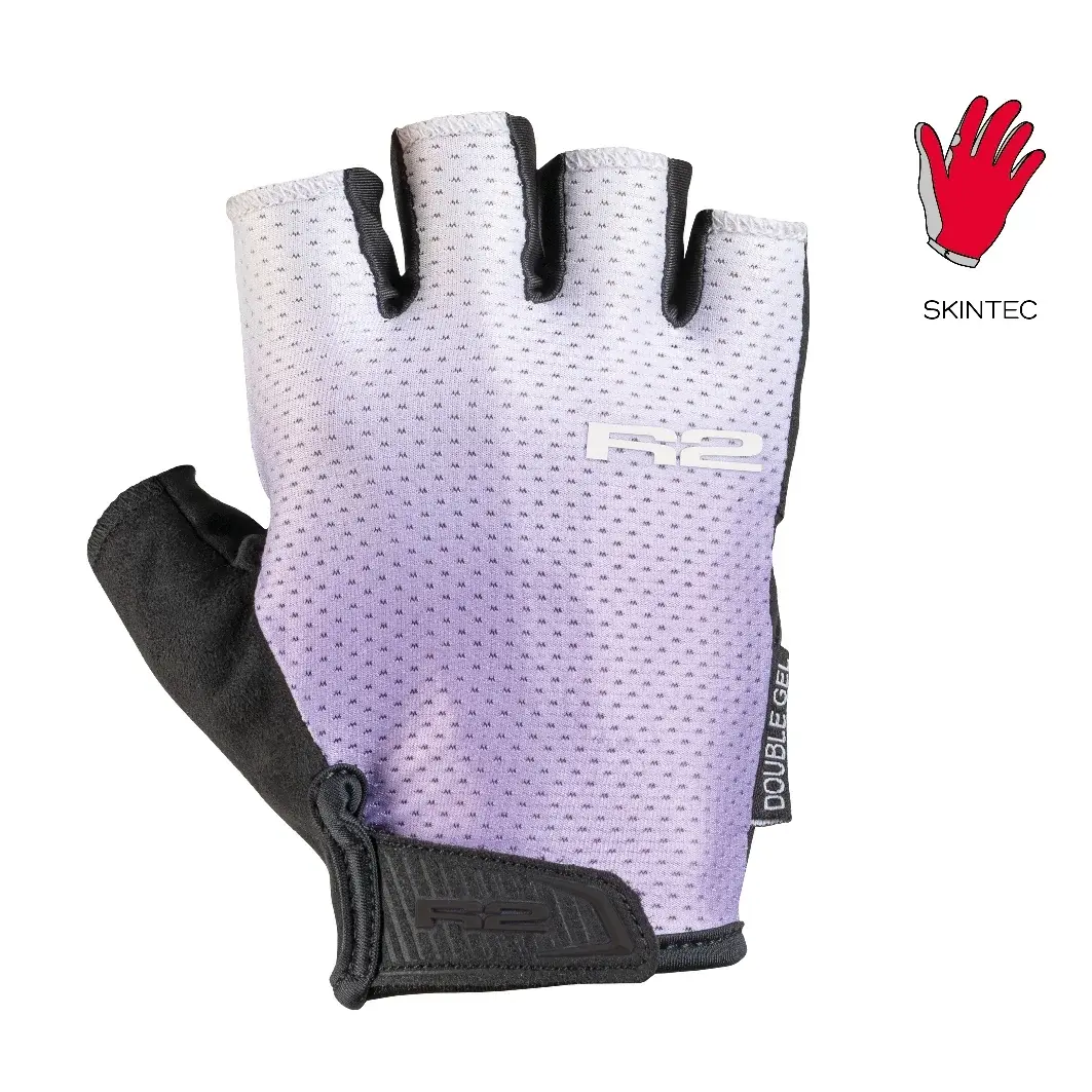 R2 Gants de vélo R2 Ombra 2.0 lila violet, blanc