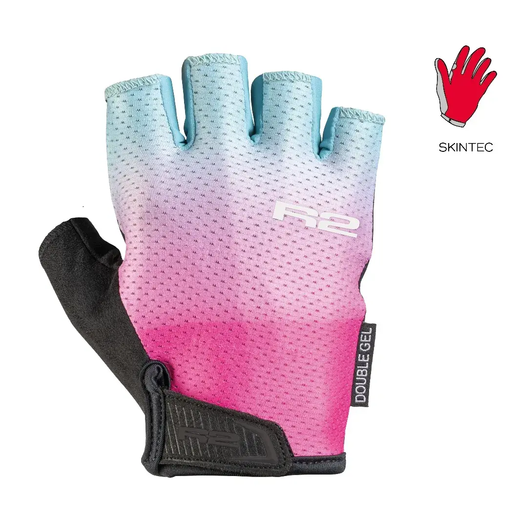 R2 Gants de vélo R2 Ombra 2.0 rose, mint vert