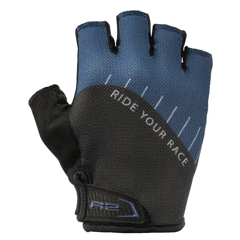 R2 Gants de vélo R2 Vouk noir, bleu