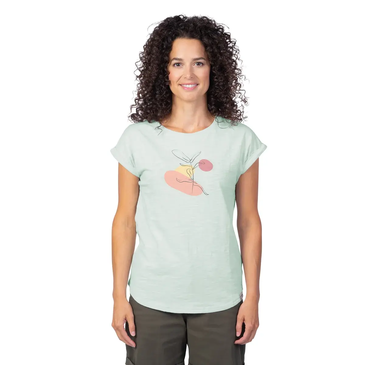 T-shirt femme Hannah ARISSA II blue flower