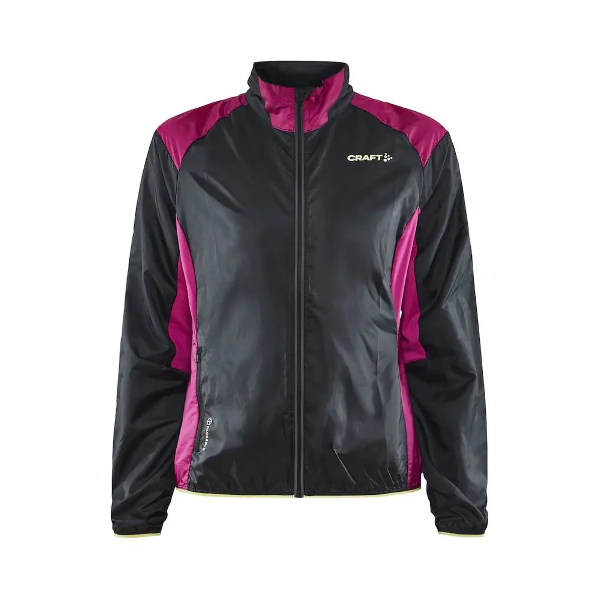 Craft Veste de running coupe-vent femme Craft Pro Hypervent noir et rose