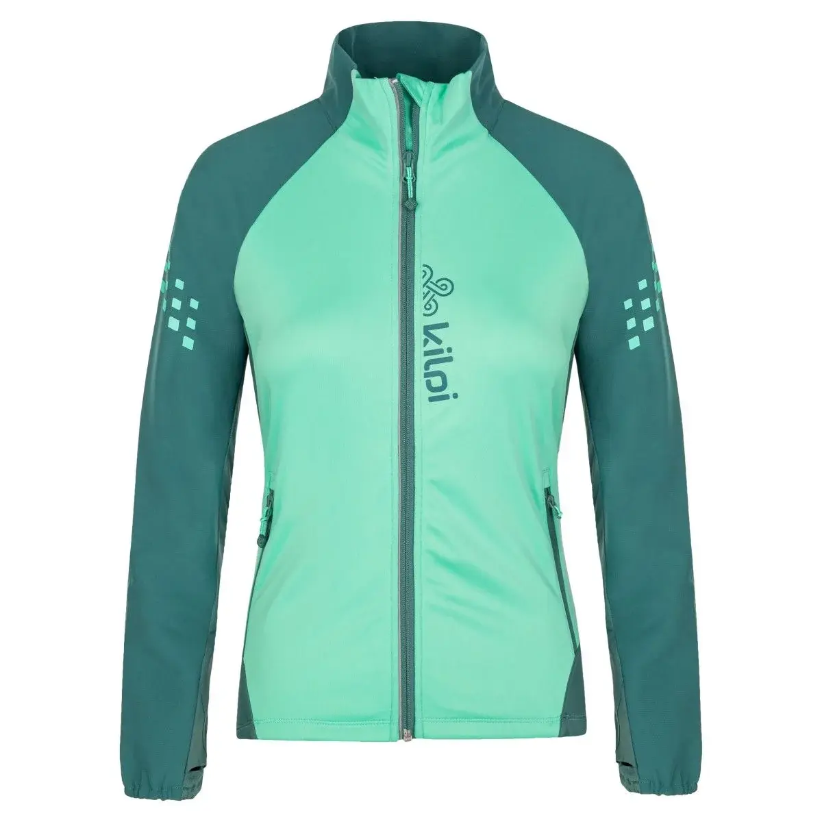 Kilpi Veste de running femme Kilpi NORDIM-W vert foncé
