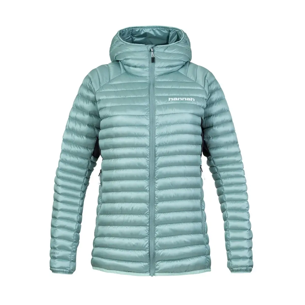 Doudoune femme Hannah Mantis Hoody wasabi/asphalt