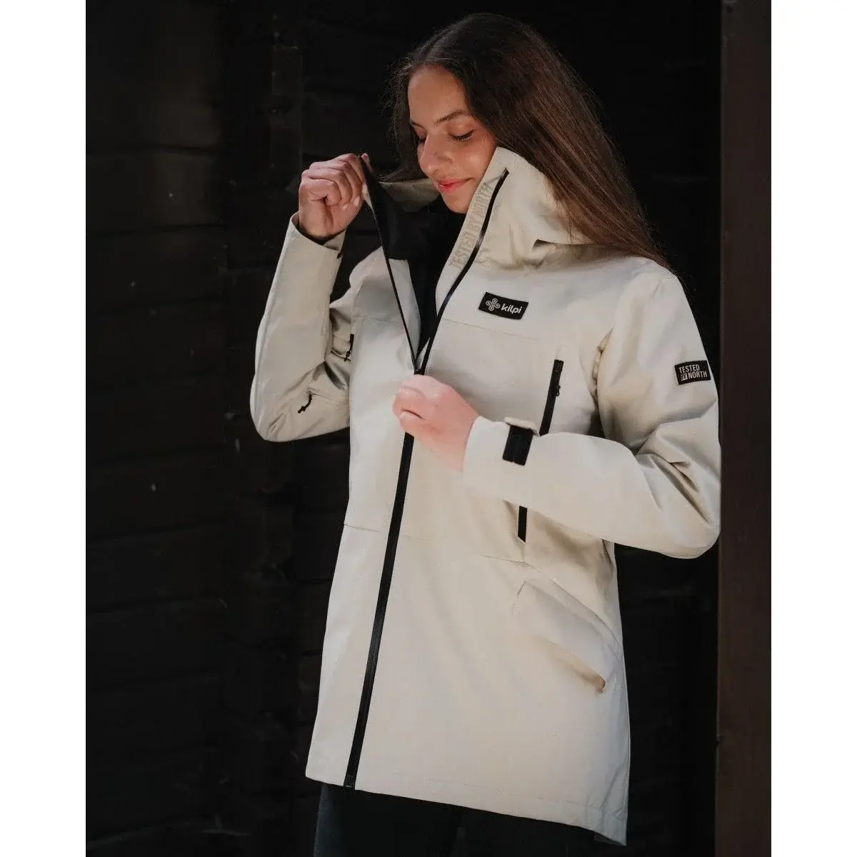Veste femme Kilpi AYRA-W beige