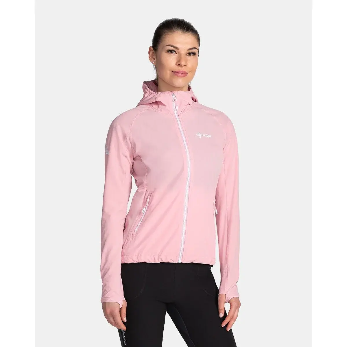 Kilpi Veste de running femme Kilpi Neatril-W rose clair