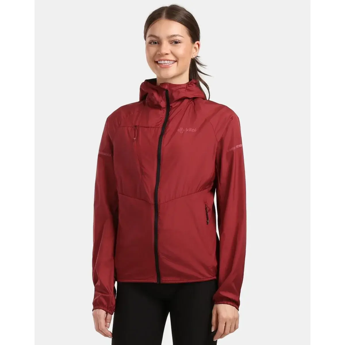 Veste femme Kilpi ROSA-W rouge foncé