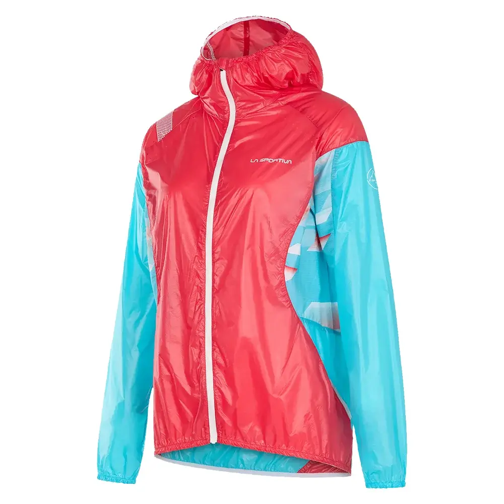 Veste femme La Sportiva Briza Windbreaker hibiscus/malibu blue