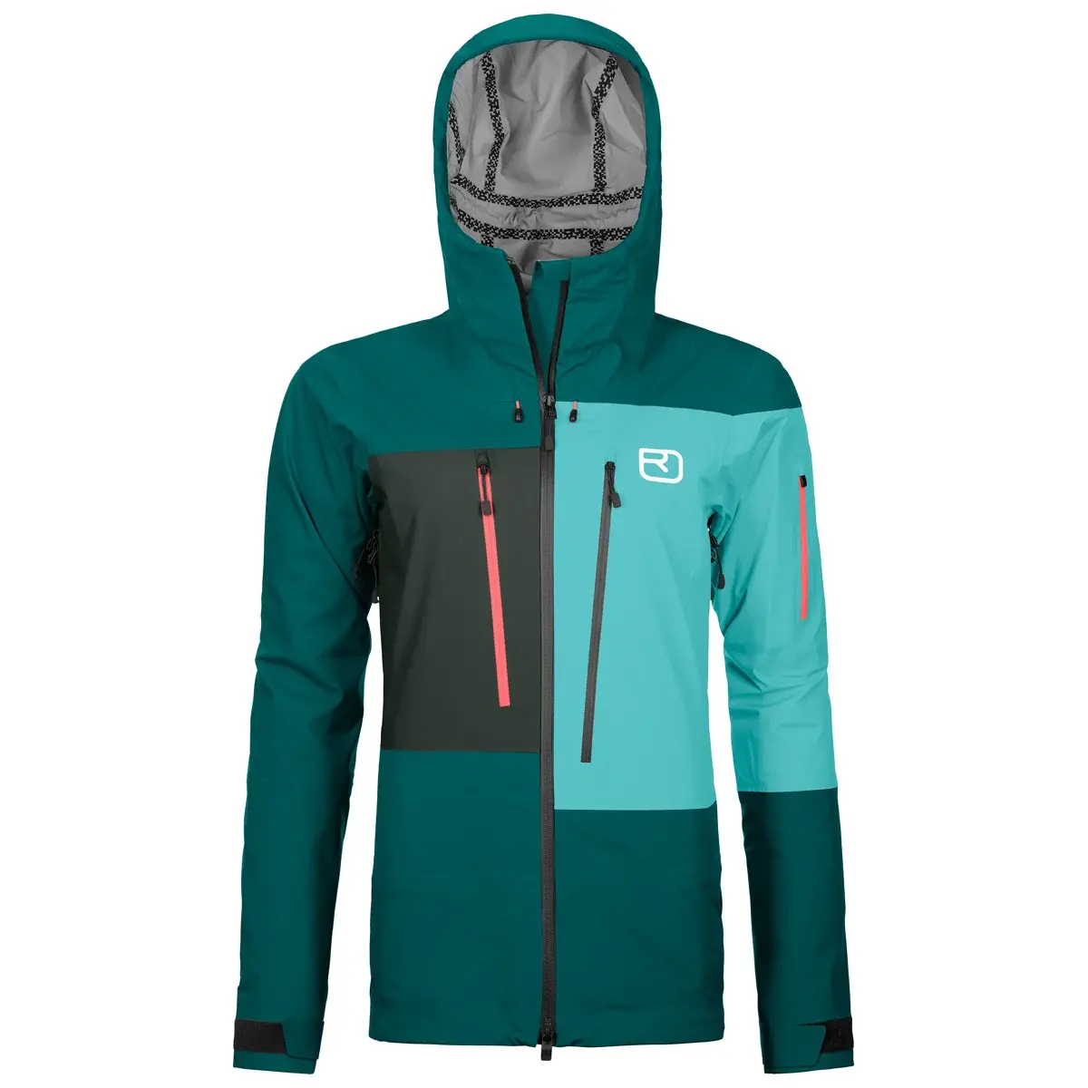 Ortovox Veste de freeride femme Ortovox 3L Deep Shell Pacific green