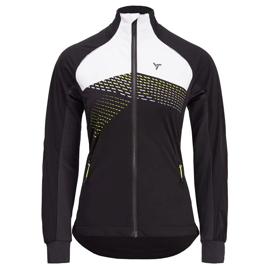 Veste de ski de fond femme Silvini Serrone WJ1501 black-lime