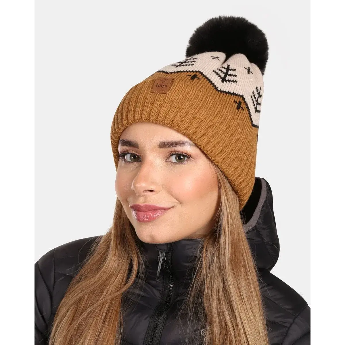 Kilpi Bonnet femme Kilpi CARMEN-W marron UNI