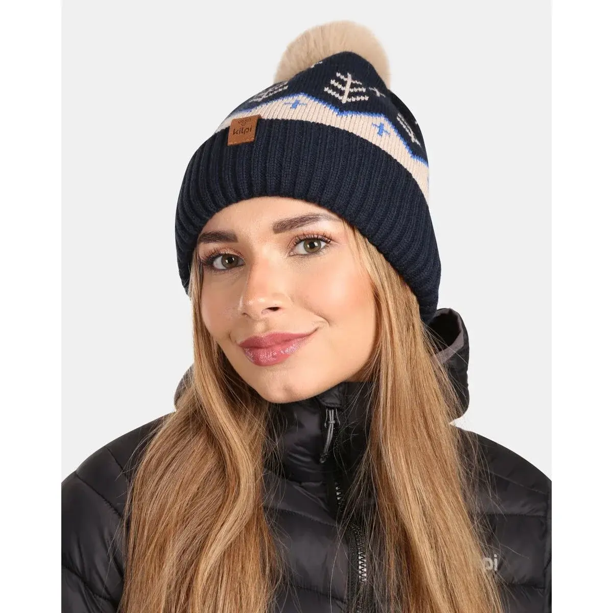 Kilpi Bonnet femme Kilpi CARMEN-W bleu foncé UNI