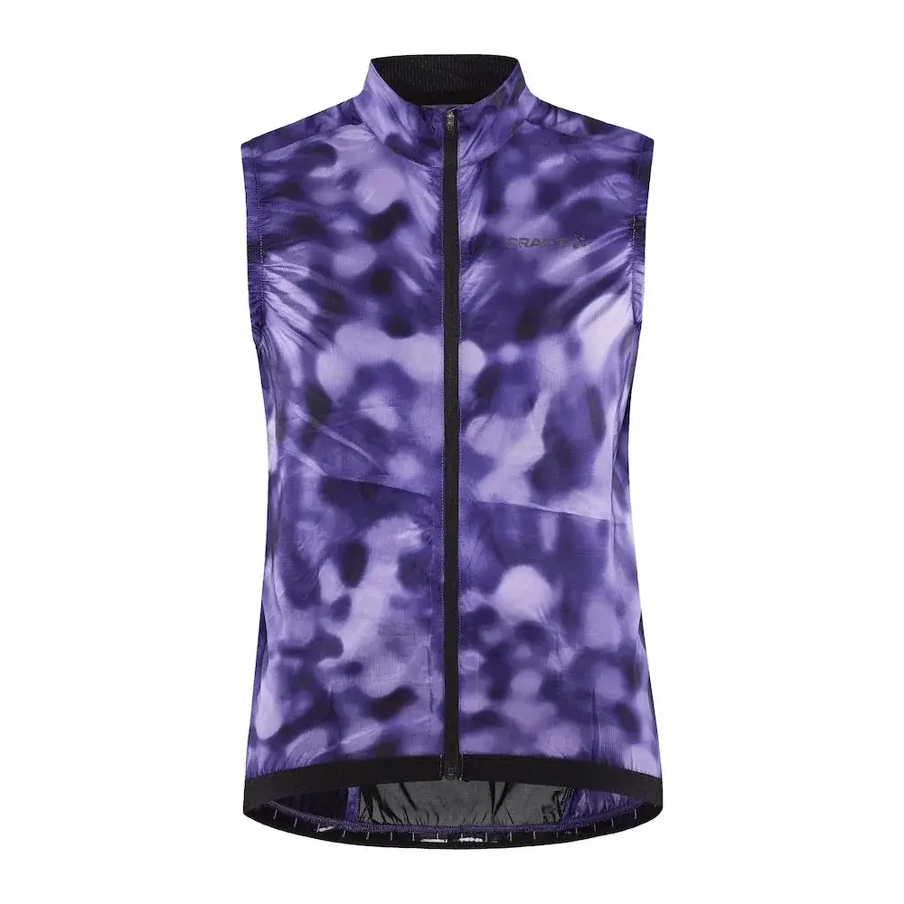 Craft Gilet sans manches de vélo femme Craft PRO Gravel Wind violet