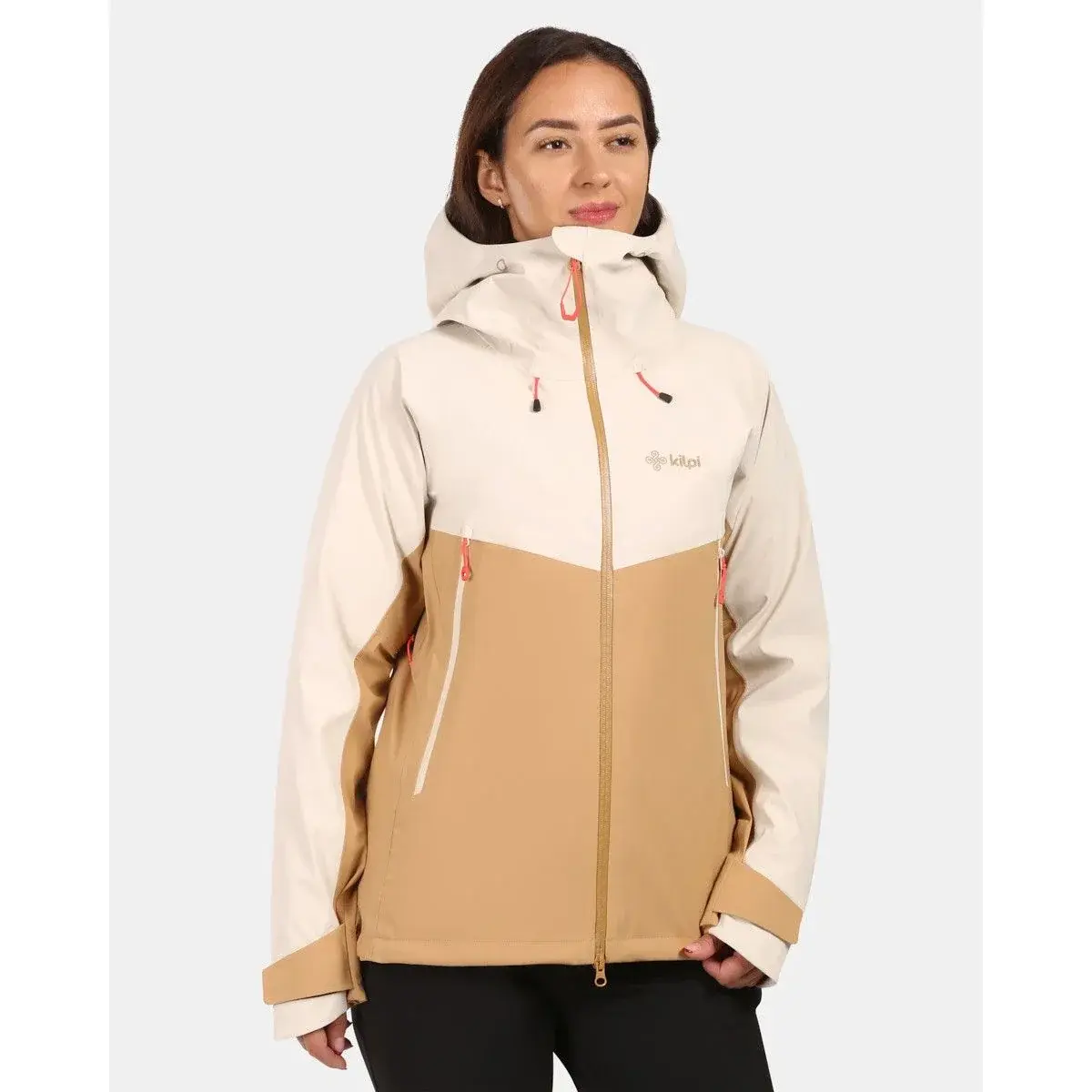 Kilpi Veste hardshell femme Kilpi TRINITY-W beige
