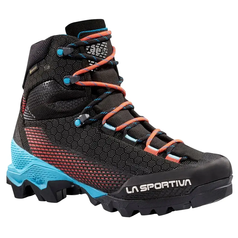 La Sportiva Chaussures montantes femme La Sportiva Aequilibrium ST GTX Women black/hibiscus