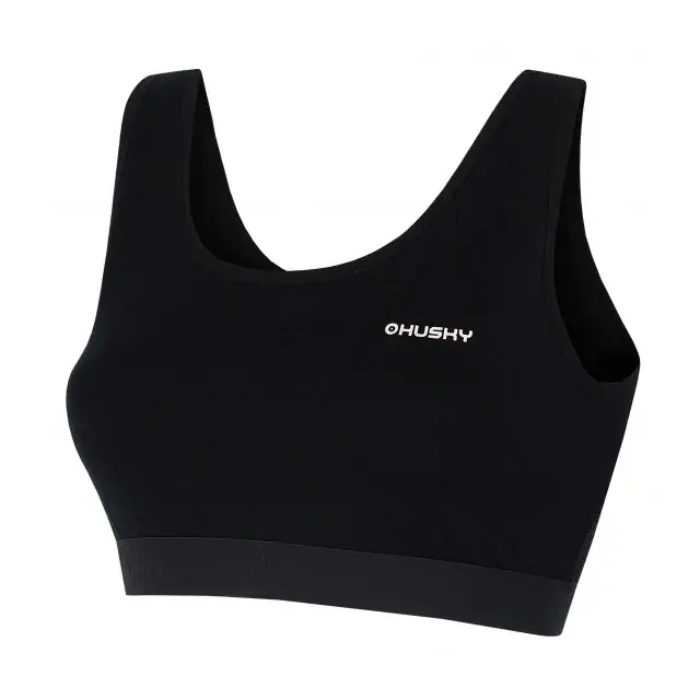 Husky Brassière Merino femme Husky MEBRA L black, taille