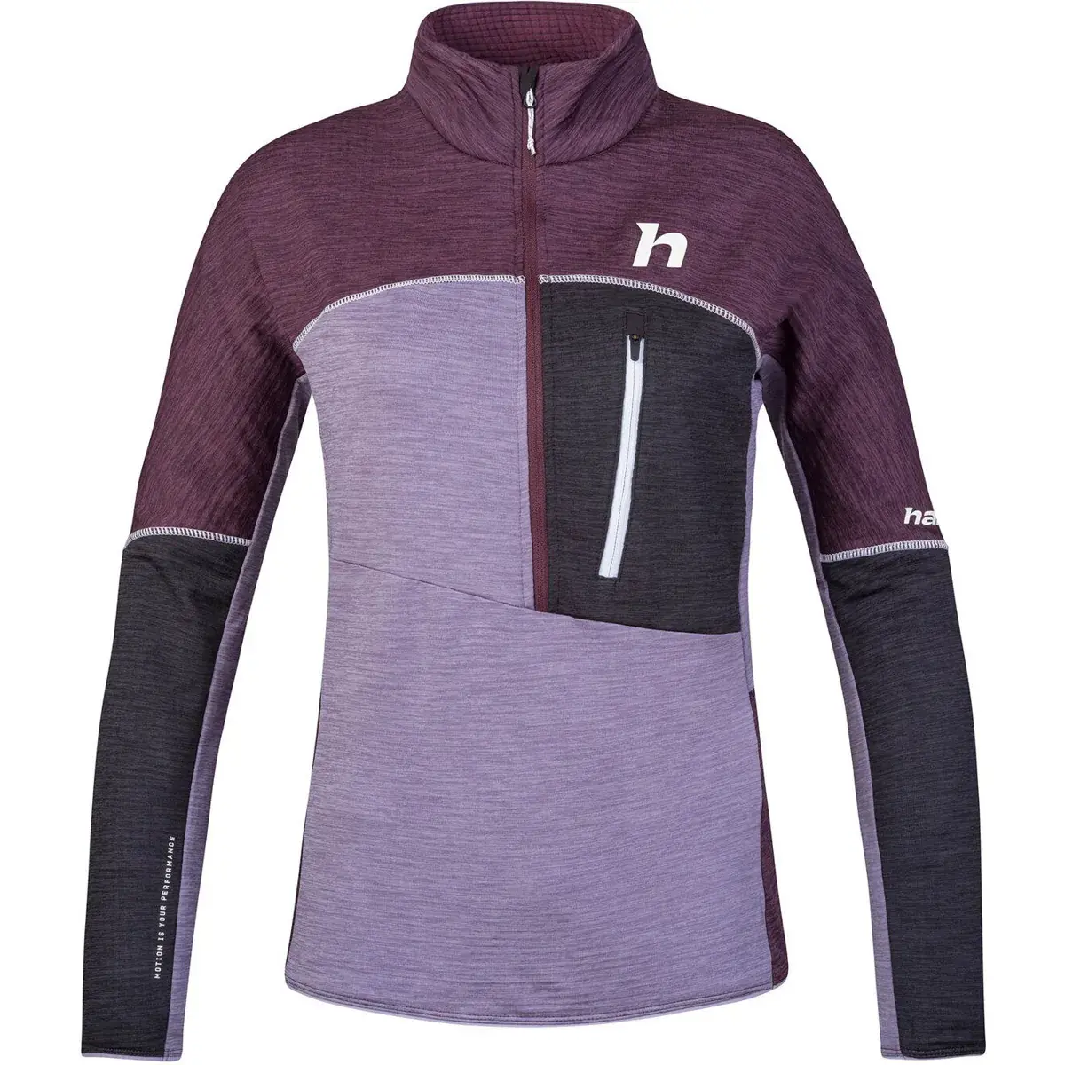Sweat femme Hannah Meda HZ prune purple/lavender gray mel