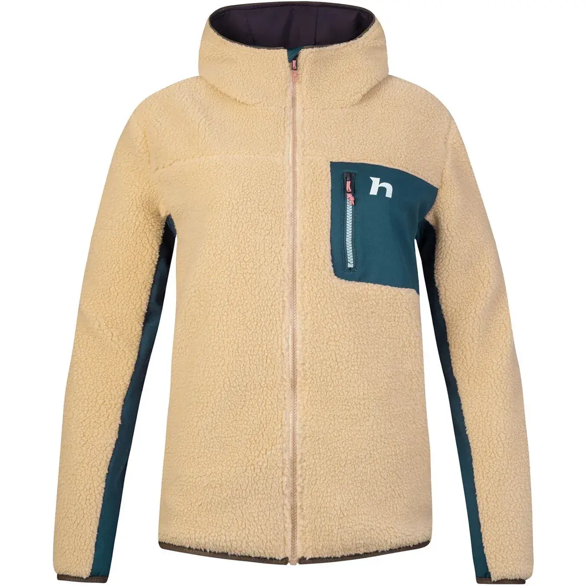 Sweat femme Hannah Koala Hoody beige/stratified sea