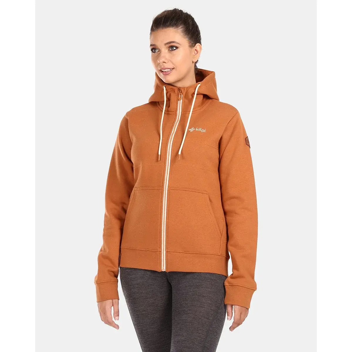 Kilpi Sweat en coton femme Kilpi Rajana-W marron
