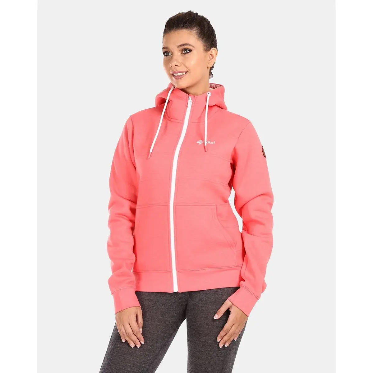 Sweat en coton femme Kilpi Rajana-W rose