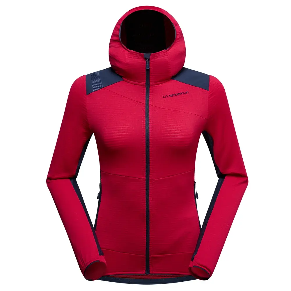 Sweat femme La Sportiva AEQUILIBRIUM THERMAL HOODY azalea/night sky