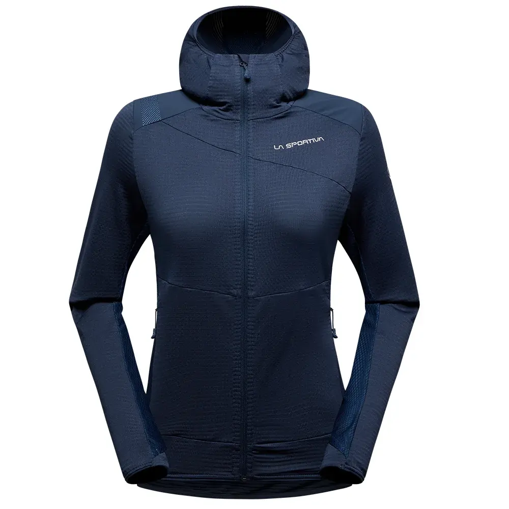 La Sportiva Sweat femme La Sportiva AEQUILIBRIUM THERMAL HOODY night sky/chalk