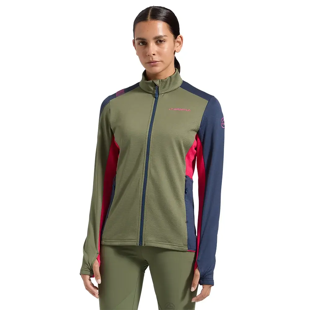 La Sportiva Sweat femme La Sportiva CHILL THERMAL JKT chalk/night sky