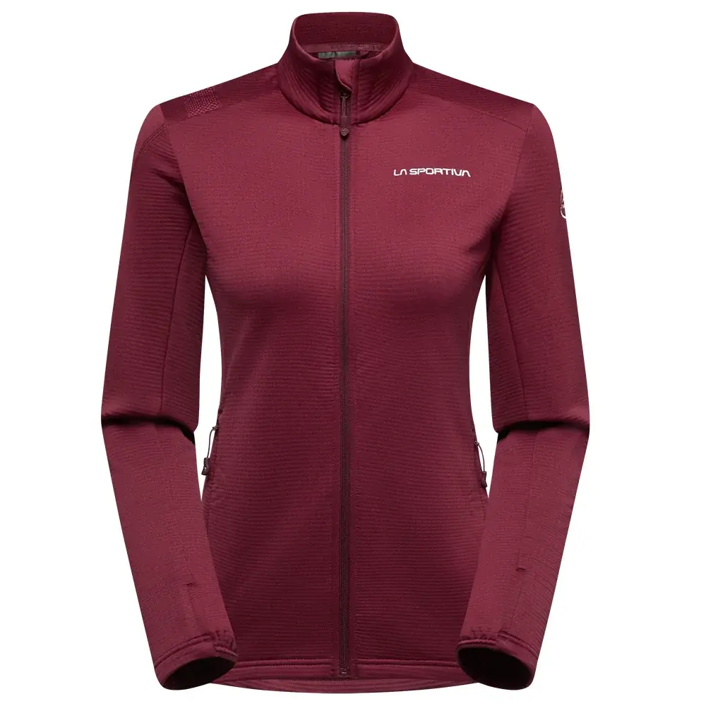 La Sportiva Sweat femme La Sportiva CHILL THERMAL JKT redwood/chalk