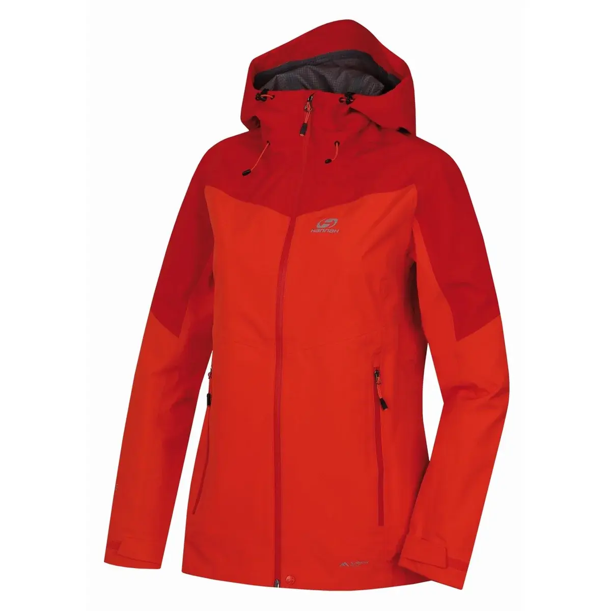 Veste imperméable femme Hannah Abigail Molten Lava/cherry tomato