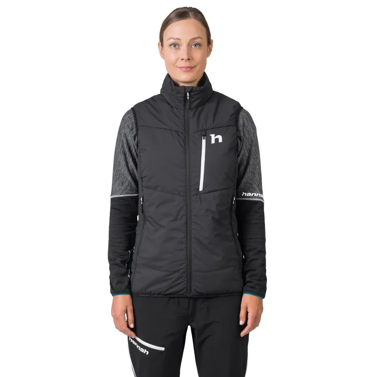 Hannah Gilet sans manches de ski de randonnée femme Hannah Nava Vest Anthracite