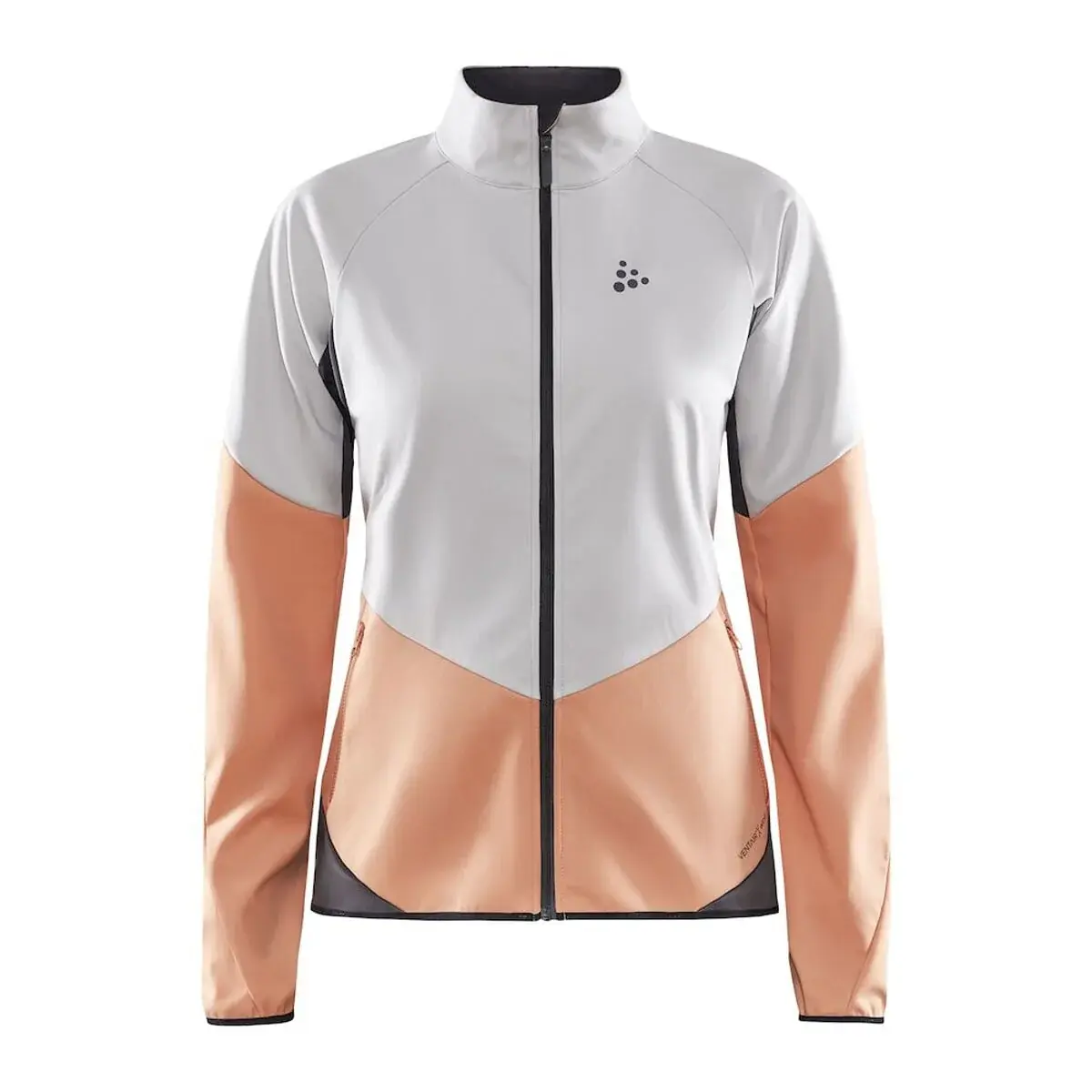Craft Veste softshell femme Craft Glide Blanc/orange
