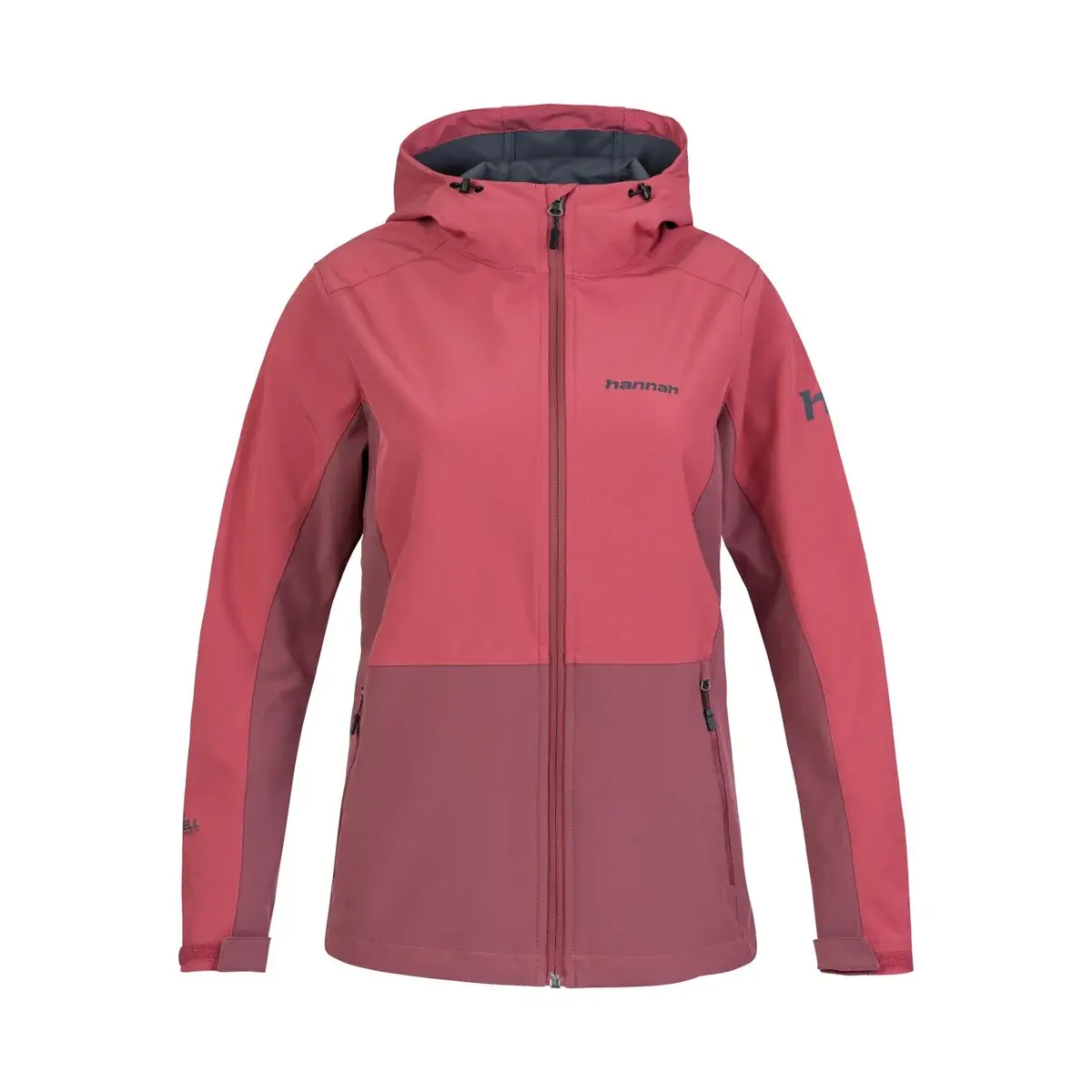 Veste softshell femme Hannah Zury Lite baroque rose/roan rouge